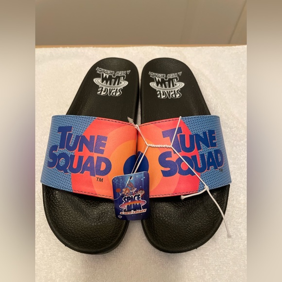Kids Space Jam Tune Squad Slide- Boys 2/Girls 3 - Picture 1 of 6